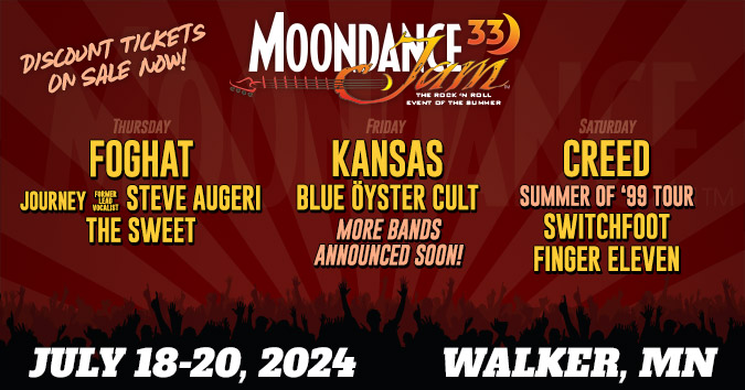 Moondance Jam 33: The Rock 'N Roll Event of the Summer
July 18 - 20, 2024